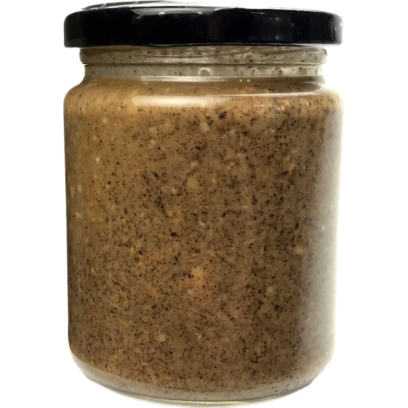 Pâte de noisettes bio avec morceaux