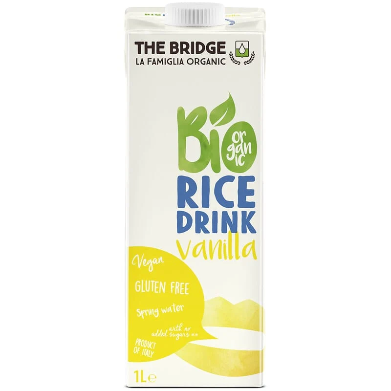 Boisson bio de riz vanille