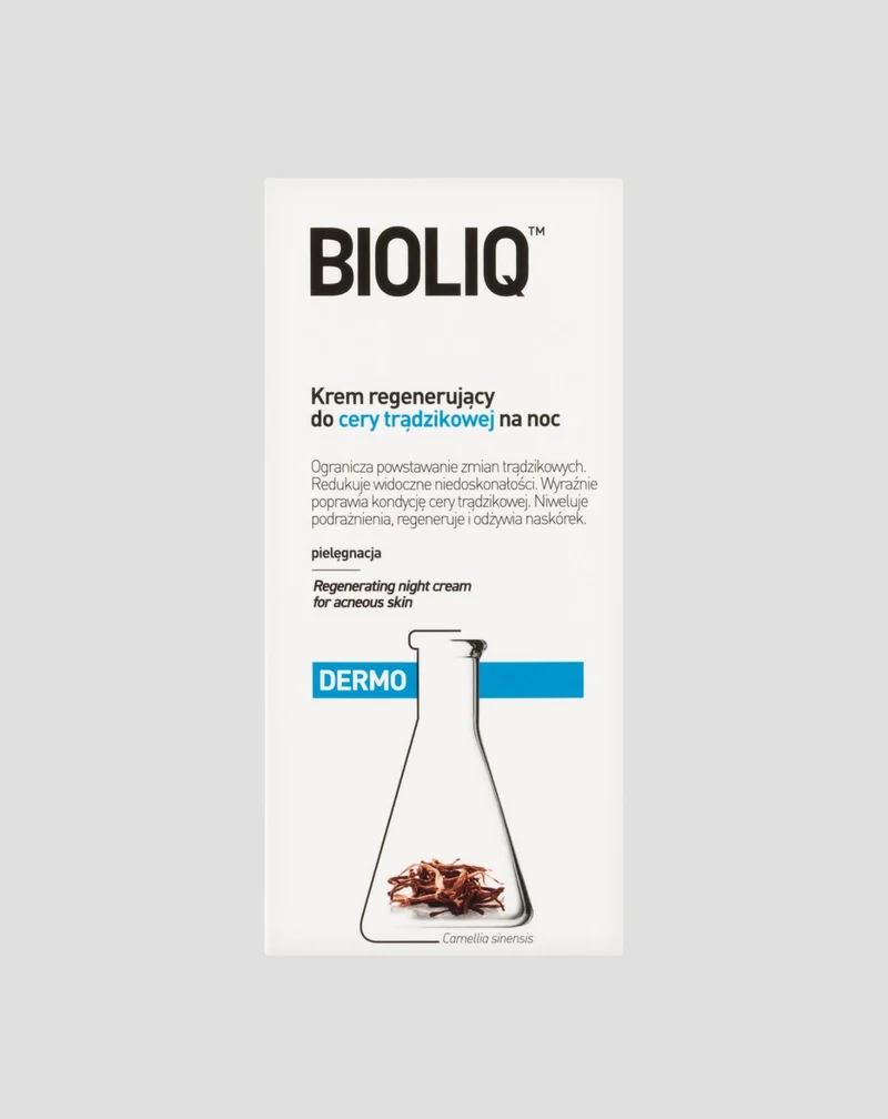 Crème de nuit régénérante pour les peaux à tendance acnéique Dermo Bioliq
