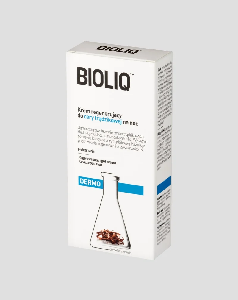 Crème de nuit régénérante pour les peaux à tendance acnéique Dermo Bioliq