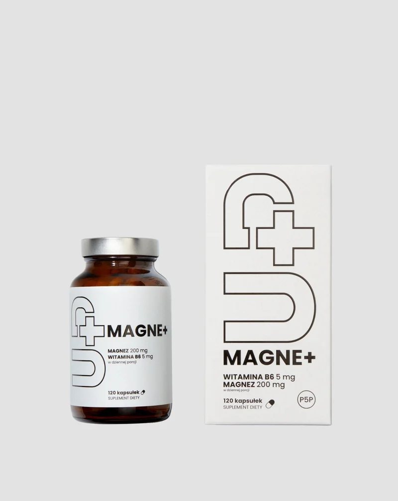 Supplément Up Magne + magnésium avec la forme active de la vitamine B6 UP Health Pharma 120 gélules