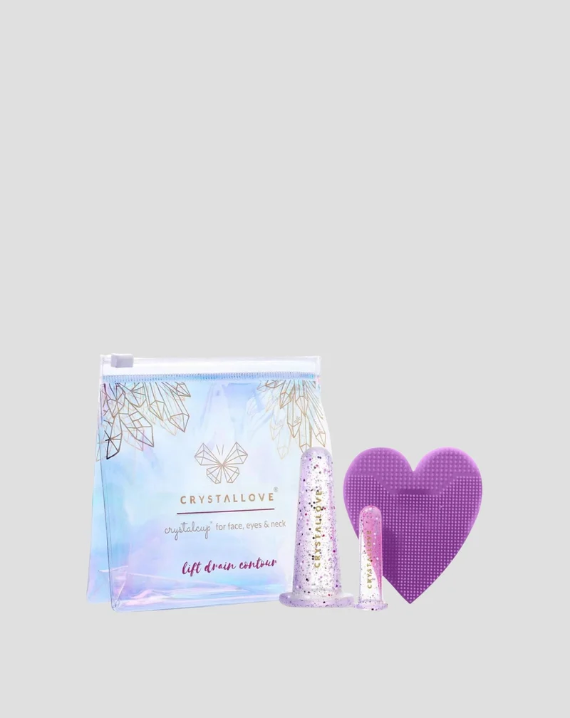 Ventouses en silicone pour le massage du visage – crystalcup bulles chinoises Crystallove