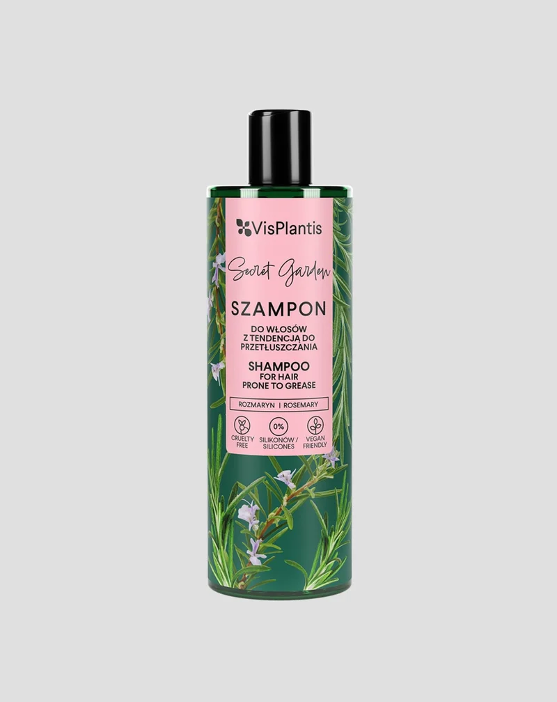 Shampooing pour cheveux gras à l'extrait de romarin Vis Plantis