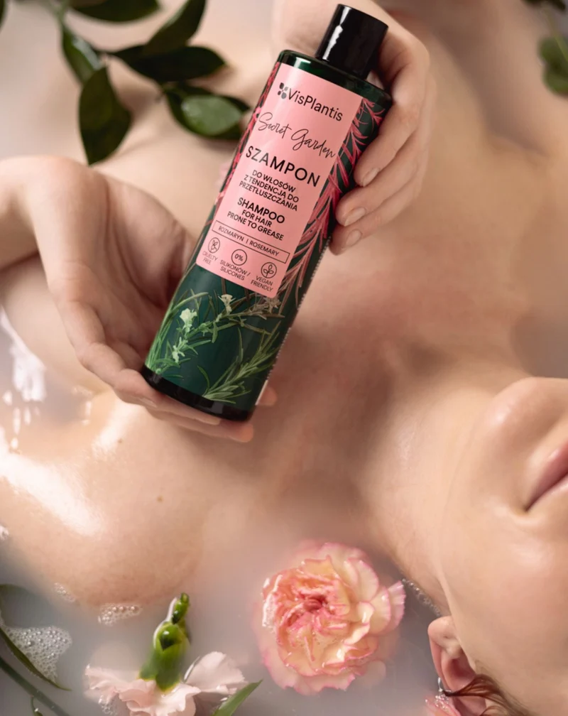 Shampooing pour cheveux gras à l'extrait de romarin Vis Plantis