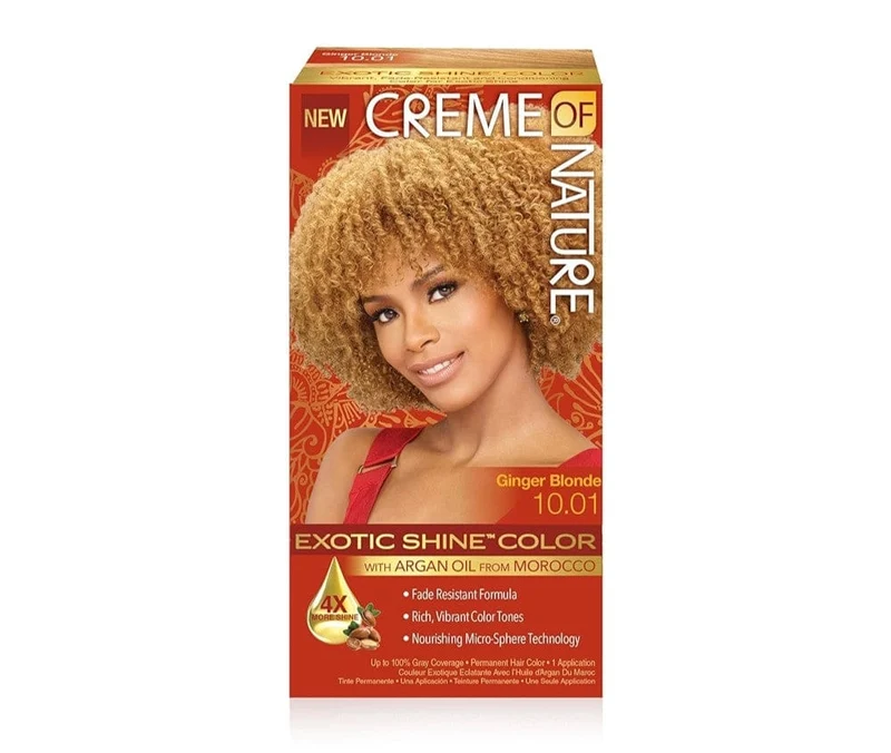 Creme of Nature - Coloration permanente à l'huile d'argan (Exotic shine color) - 150g