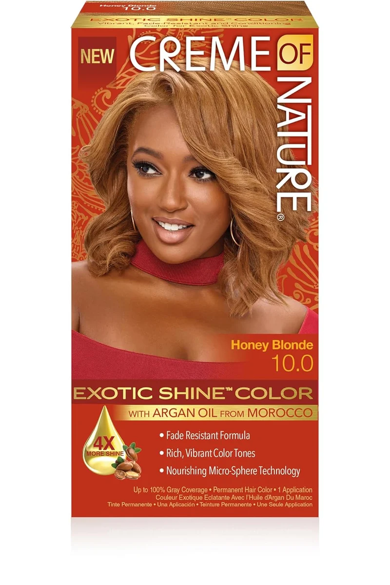Creme of Nature - Coloration permanente à l'huile d'argan (Exotic shine color) - 150g