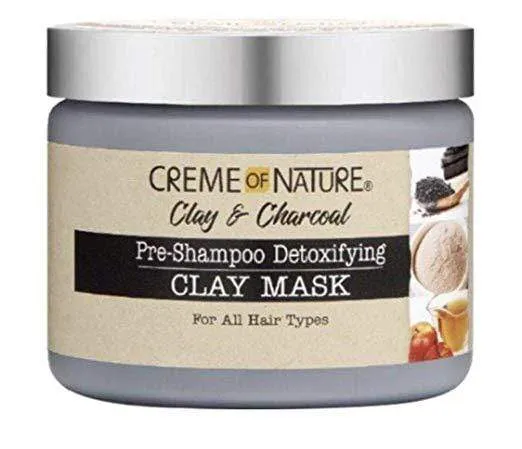 Creme of Nature - Pré-shampoing à l'argile et charbon de bois masque d'argile 340 ml