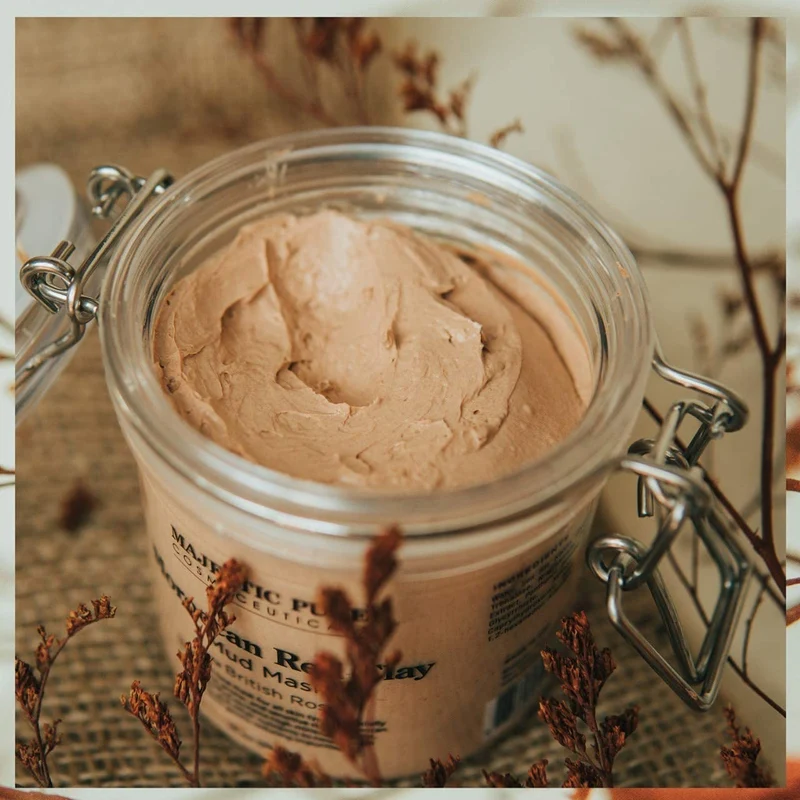 Majestic Pure - Masque facial de boue d'argile rouge marocaine "Moroccan Red Clay Mud Mask" - 283g