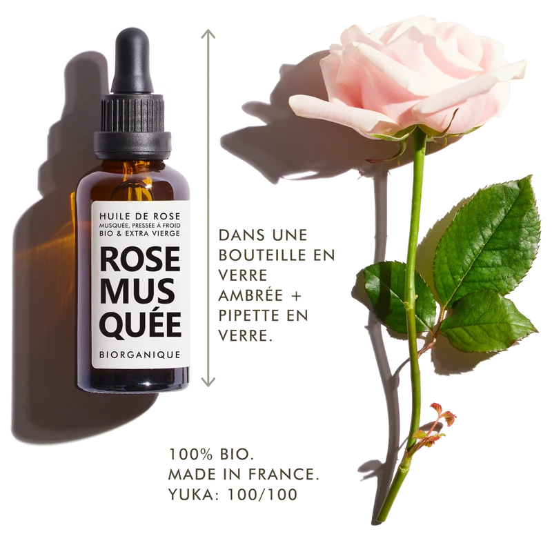 Huile de rose musquée BIO - 50 ml