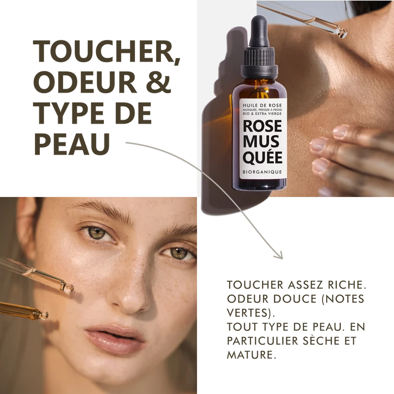 Huile de rose musquée BIO - 50 ml