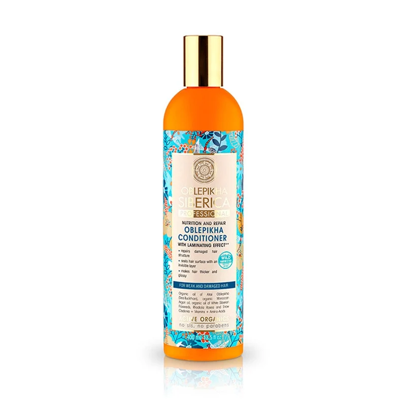 Natura Siberica - Après shampoing pour cheveux endommagés et fragilisés 400ml