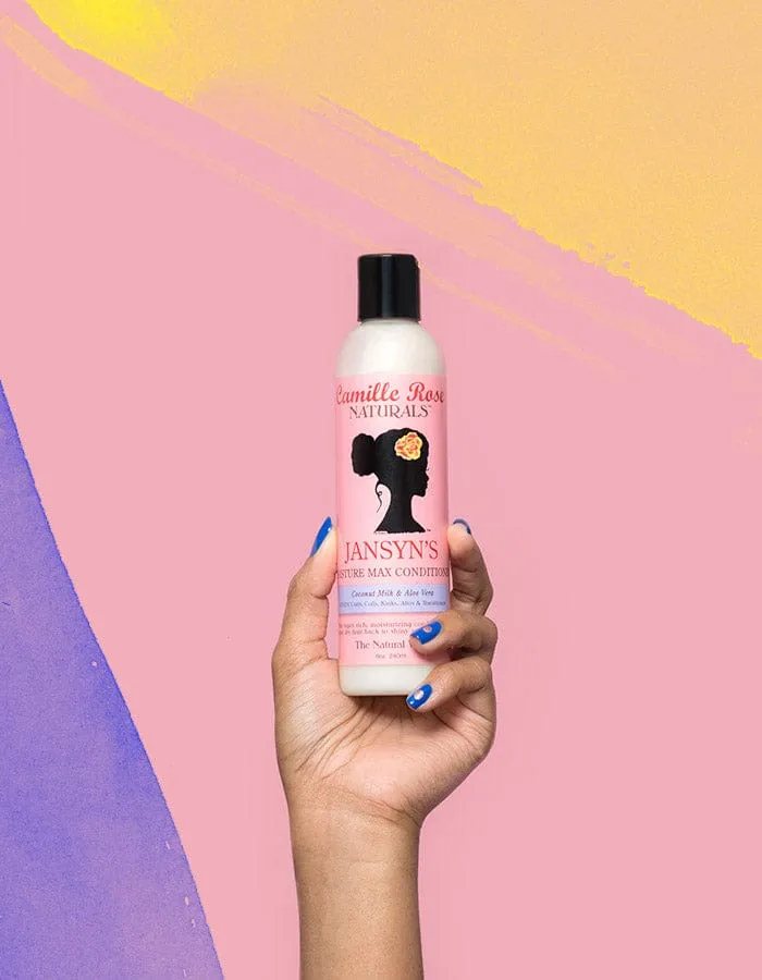 Camille Rose - Après-shampoing à la coco & aloe "Moisture max" 240ml (Jansyn's)