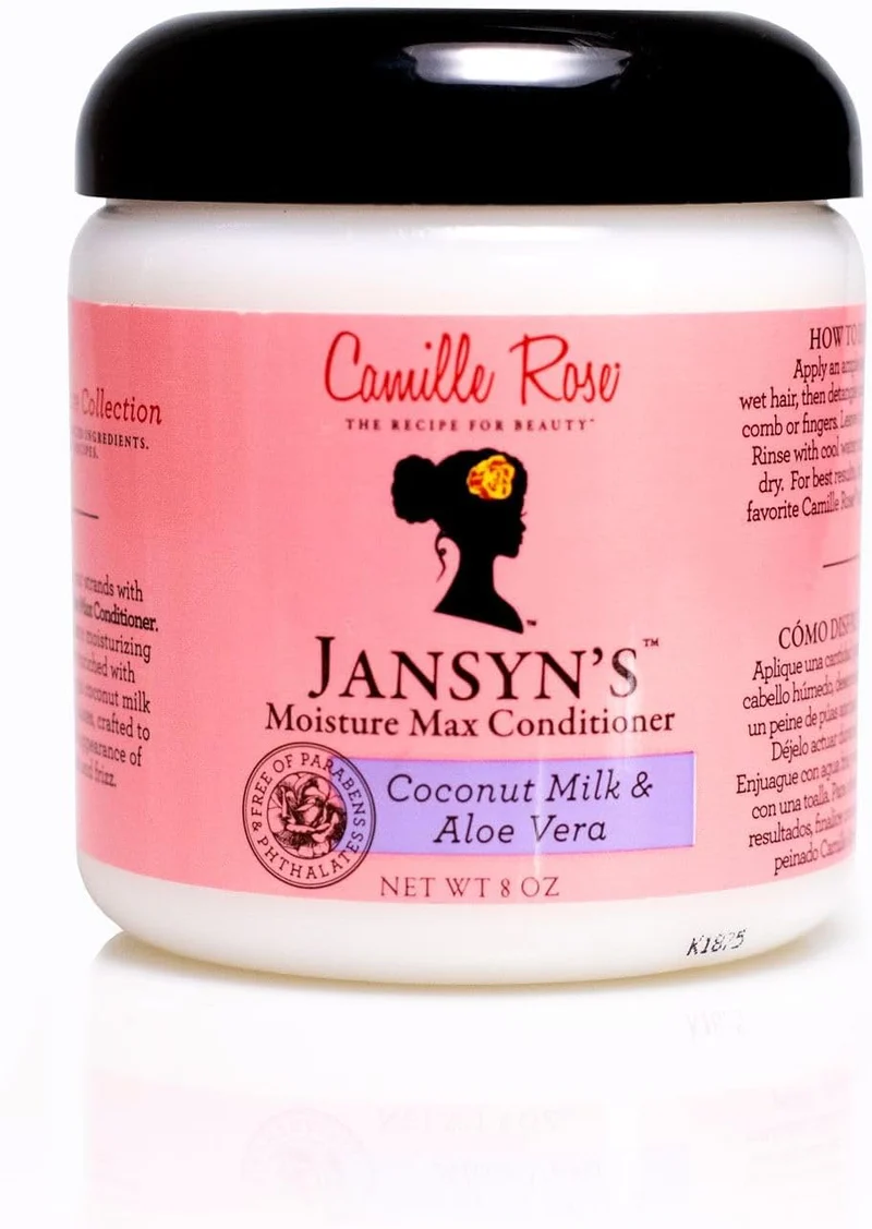 Camille Rose - Après-shampoing à la coco & aloe "Moisture max" 240ml (Jansyn's)