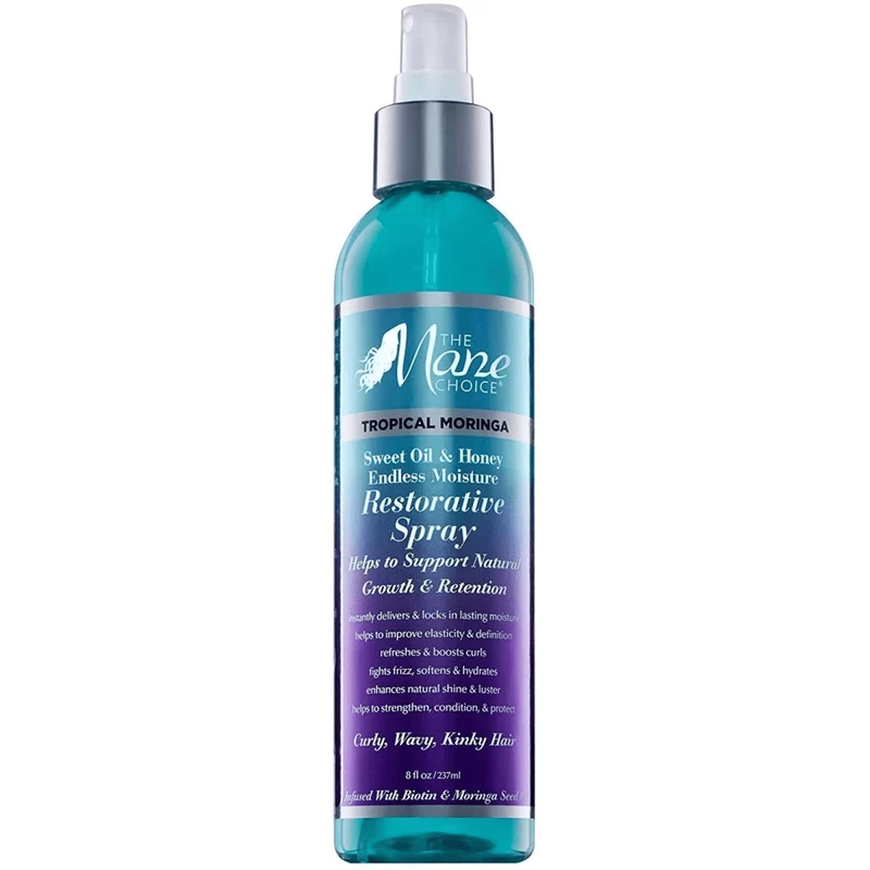 The Mane Choice - Spray hydratant à la biotine et moringa 237ml (Tropical Moringa restorative spray)