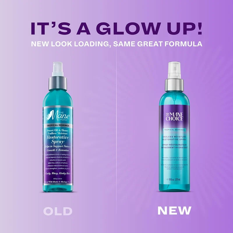 The Mane Choice - Spray hydratant à la biotine et moringa 237ml (Tropical Moringa restorative spray)