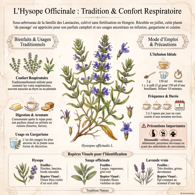 Hysope tisane – Plante coupée