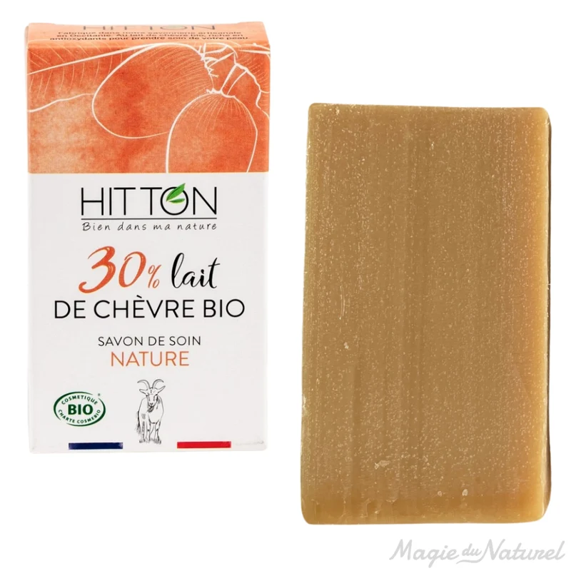 Savon au lait de chèvre bio - Nature