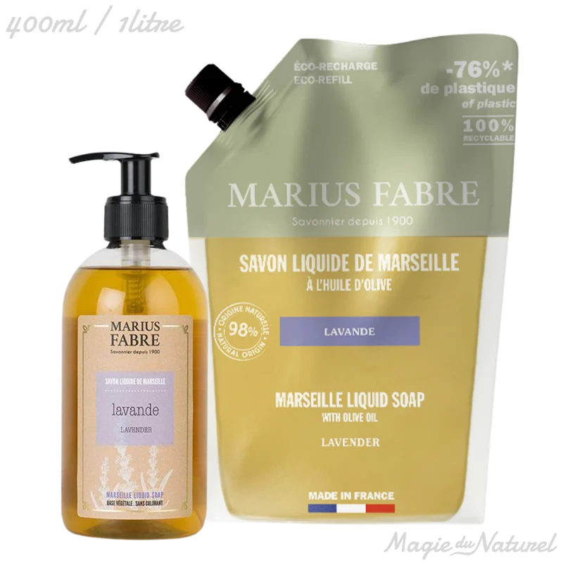 Savon liquide de Marseille Lavande