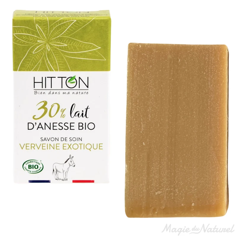 Savon au lait d’ânesse bio – Verveine exotique