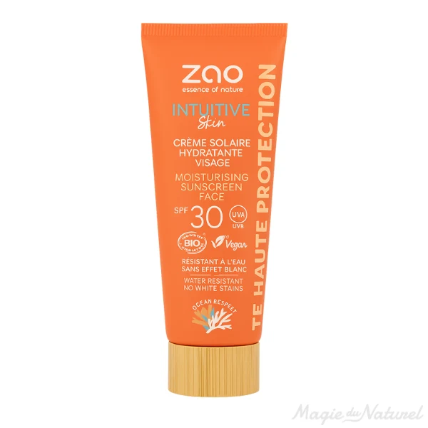 Crème solaire visage bio SPF30 & SPF50 – Haute protection naturelle