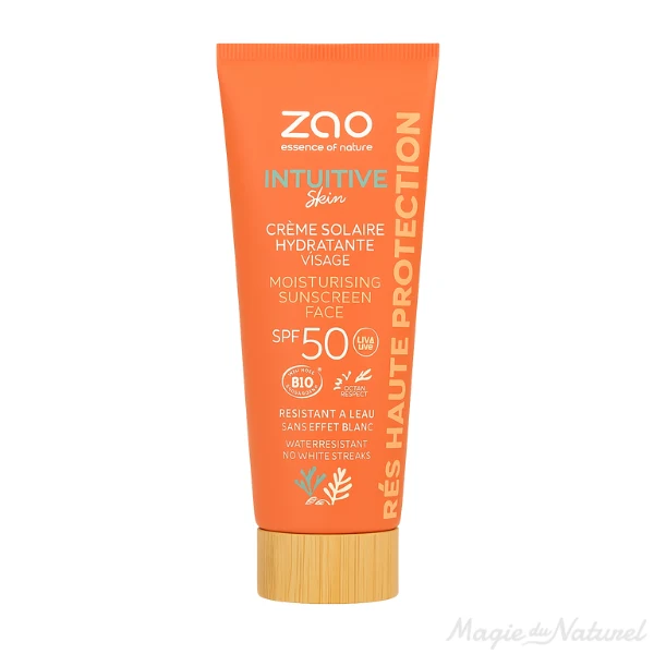 Crème solaire visage bio SPF30 & SPF50 – Haute protection naturelle