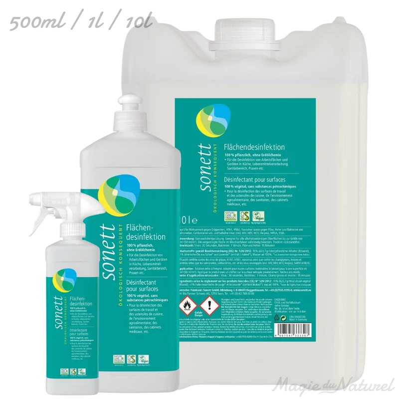 Désinfectant écologique pour surfaces