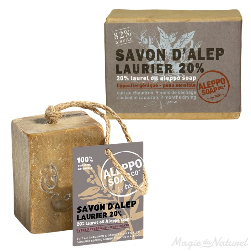 Savon d'Alep 20% huile de laurier