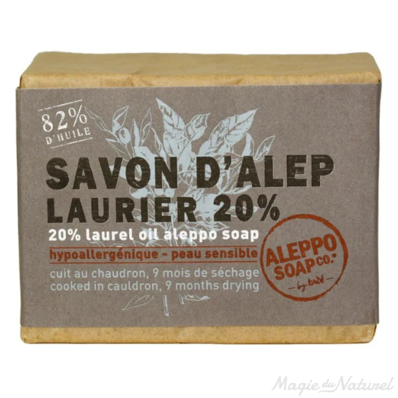 Savon d'Alep 20% huile de laurier