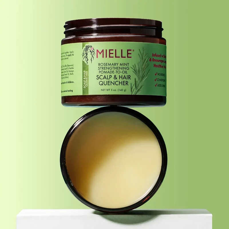 MIELLE - Soin hydratant pour le cuir chevelu pommade - huile au romarin et à la menthe 142g