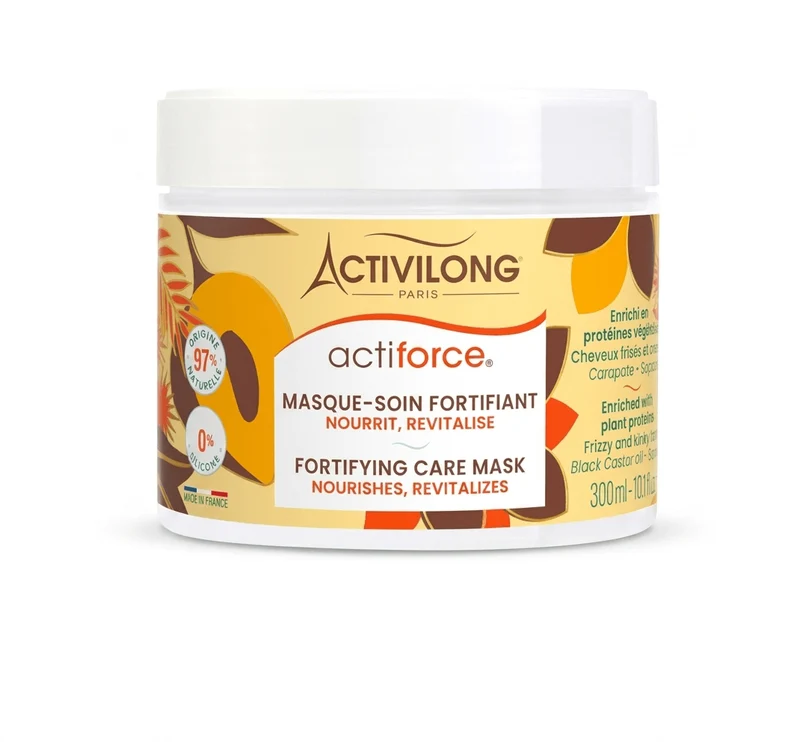 Masque-Soin Fortifiant Actiforce Activilong - Cheveux Frisés et Crépus - 300 ml