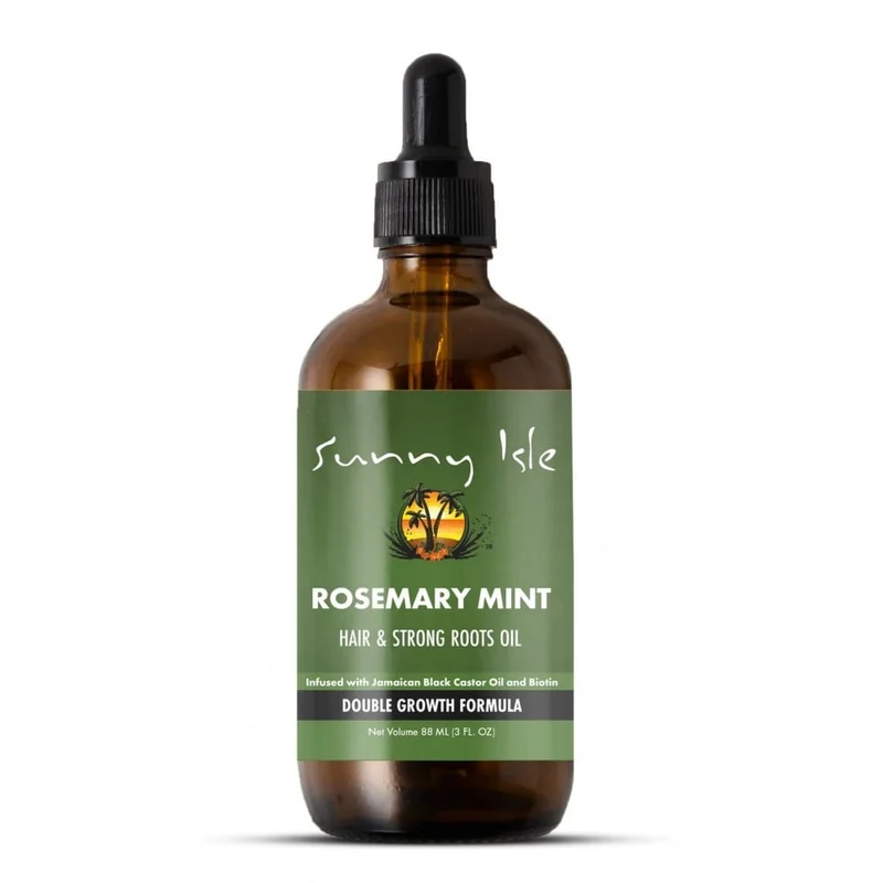 Sunny Isle - Huile capillaire et fortifiante à la menthe et au romarin - 85 mL