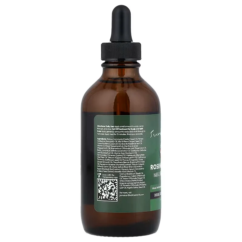 Sunny Isle - Huile capillaire et fortifiante à la menthe et au romarin - 85 mL