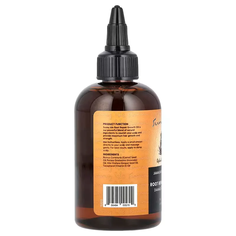 Sunny Isle - Huile de ricin noir jamaïcaine pour la croissance et la réparation des cheveux - 120 mL