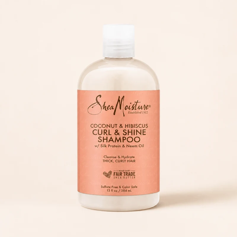 SheaMoisture Shampoing Coconut & Hibiscus (cheveux bouclés) 384ml