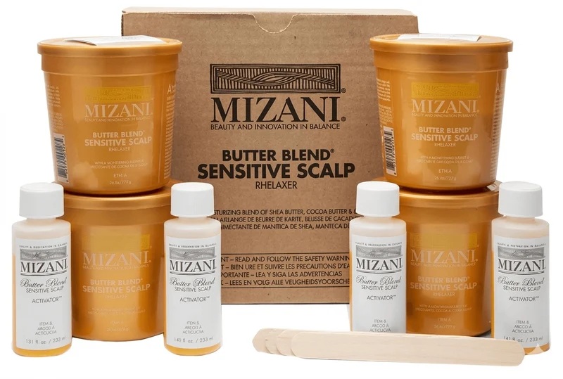 MIZANI - Butter Blend Sensitive Scalp Rhelaxer - Kit 4 Applications