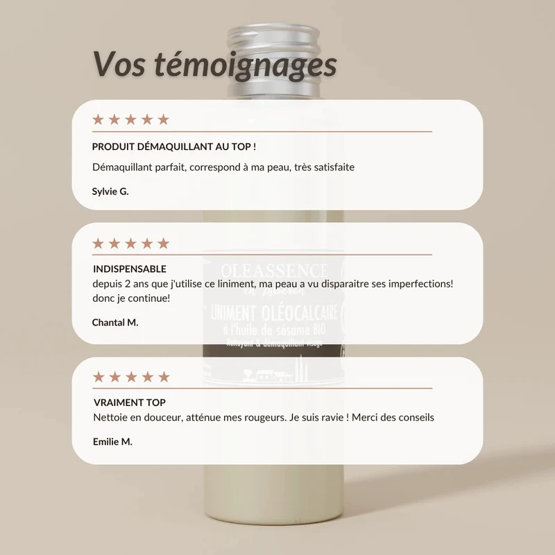 Liniment Oléo-calcaire Sésame bio