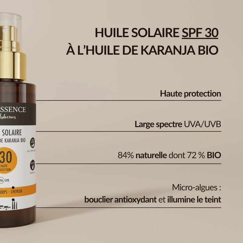 Huile Solaire SPF30