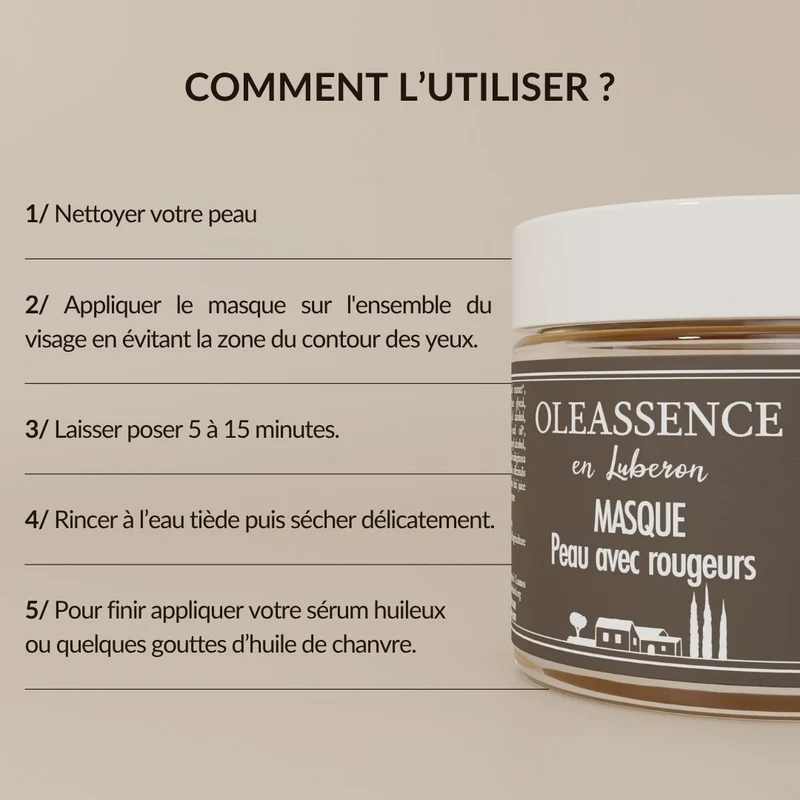 Masque Peau avec Rougeurs bio