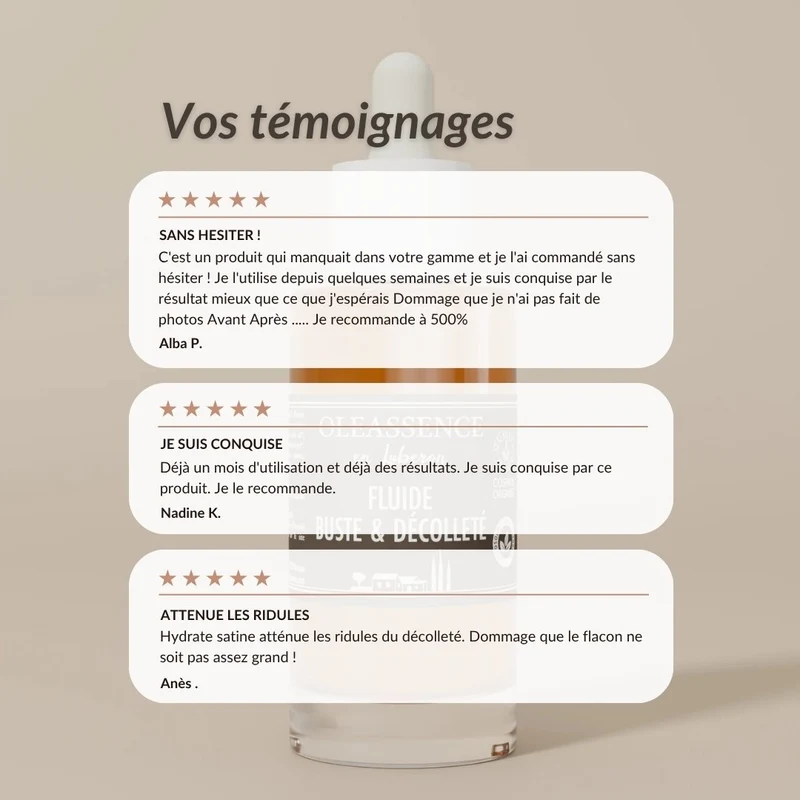 Sérum Buste et Décolleté bio