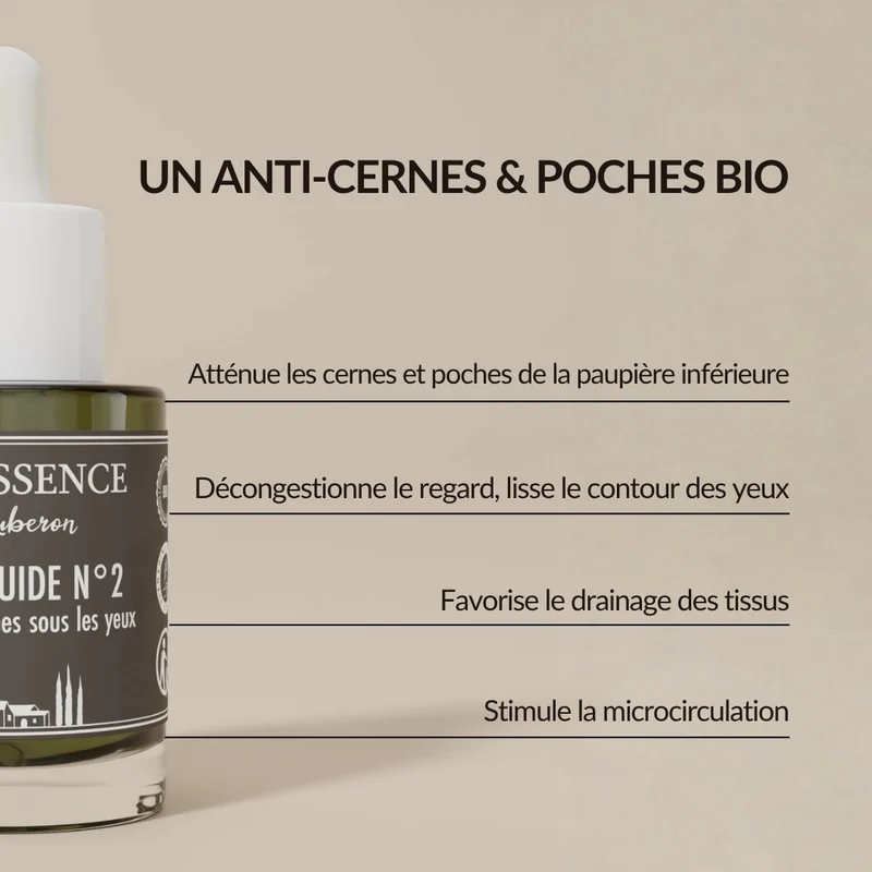 Sérum Cernes et Poches bio - Oléo-Fluide N°2