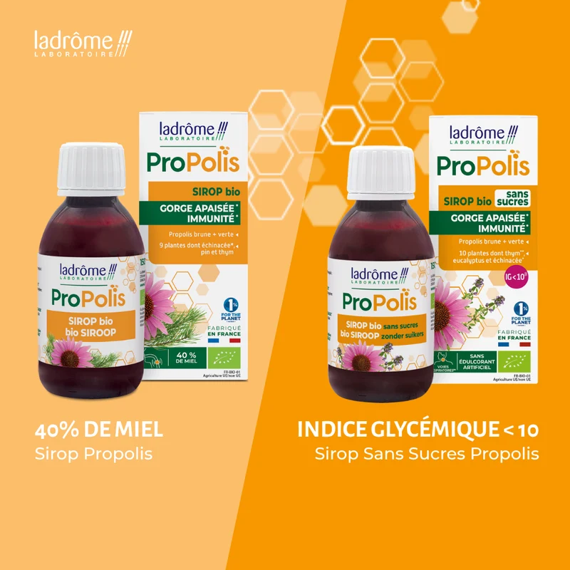 Sirop Propolis sans sucres bio