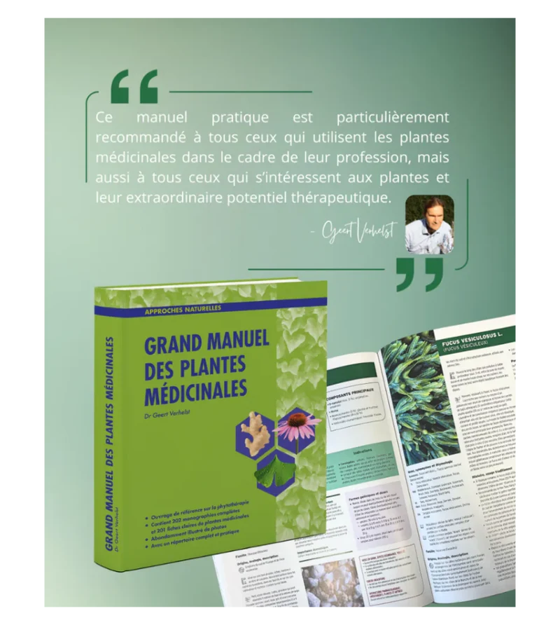 Livre "Grand Manuel des Plantes Médicinales", Dr Geert Verhelst