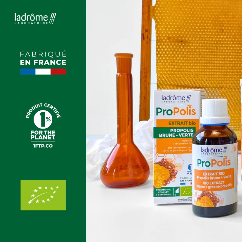 Extrait liquide de Propolis brune + verte bio