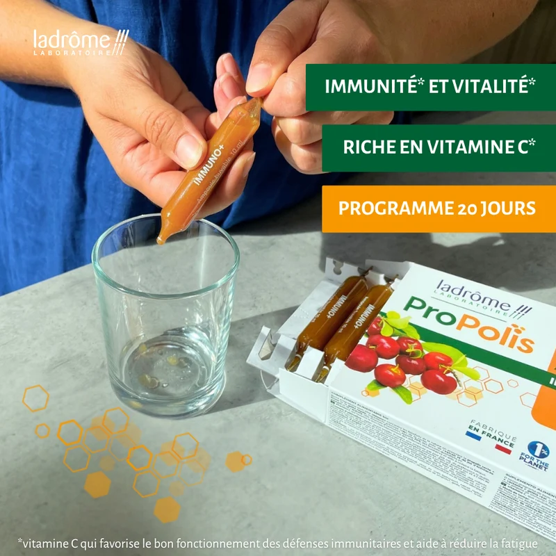 Ampoules Immuno+ Propolis bio