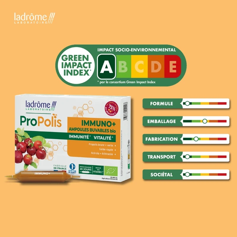 Ampoules Immuno+ Propolis bio