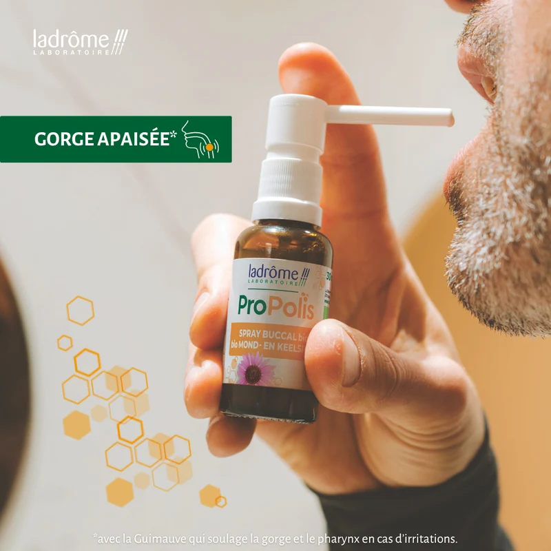 Spray buccal Propolis bio - Gorge apaisée