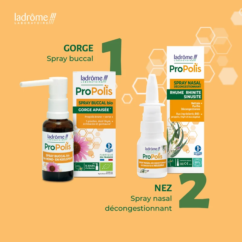 Spray buccal Propolis bio - Gorge apaisée