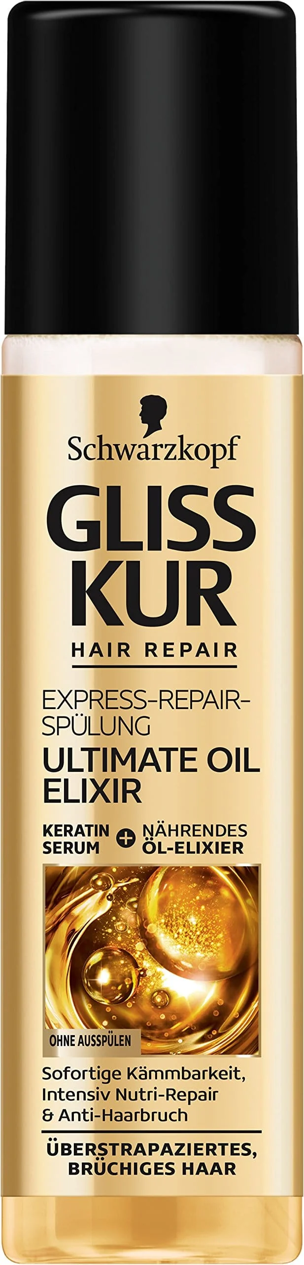 Schwarzkopf - Gliss Kur - Elixir à l'huile ultime 200ml