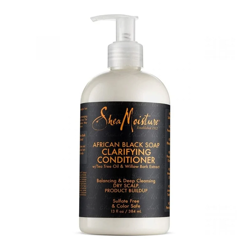 Shea Moisture — African Black Soap - Après-shampoing clarifiant 384 ml