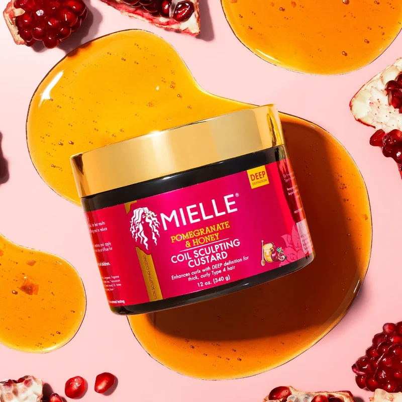 Mielle Organics - Gelée coiffante pour boucles grenade & miel 340g (coil sculpting custard)